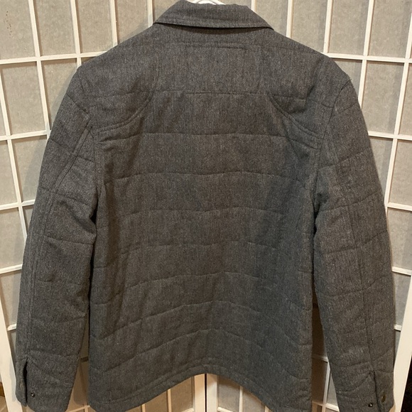 BILLY REID THEO GRAY WOOL INSULATED SHIRT JACKET - Picture 2 of 13